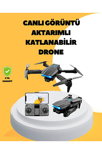 Genel Markalar Wifi FPV Canlı Görüntü Aktarımlı Katlanabilir Drone