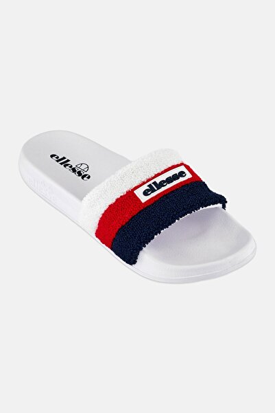 Ellesse Men Triply Brand Logo Slip On Slides, White