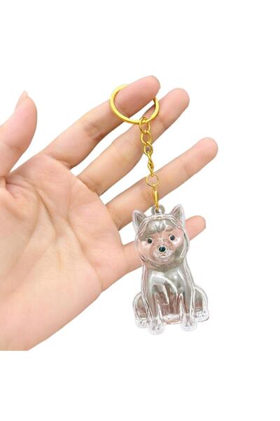 Choice A Dog Hair Collection Pendant Hair Storage Box Charm Pet Cute Keychain...