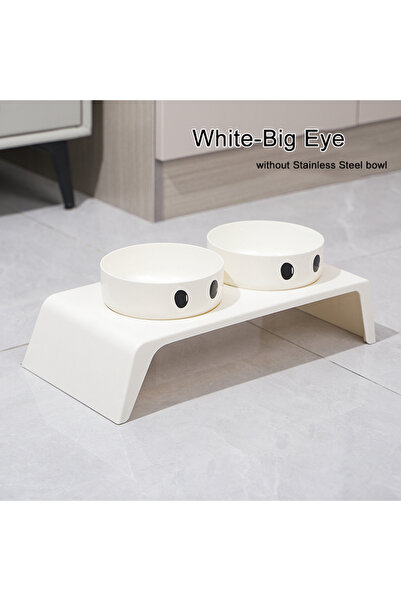 Choice1 Big Eyes-A Elevated Pet Dog Feeder Bowls Raised Stand with Double Sta...