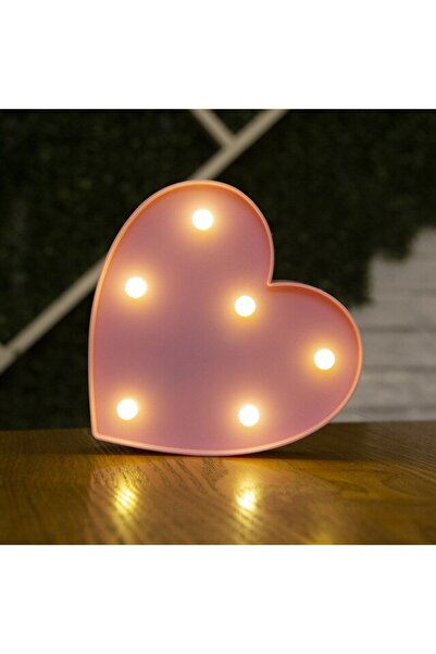 Choice11 pink heart Number Letter Lamp Luminous Alphabet LED Lights Decororat...