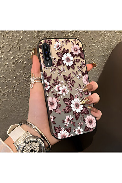 SLIMFELT Samsung Galaxy A50/A50S/A30S Uyumlu Güzel Çiçek Baskılı, Sade ve Şık...