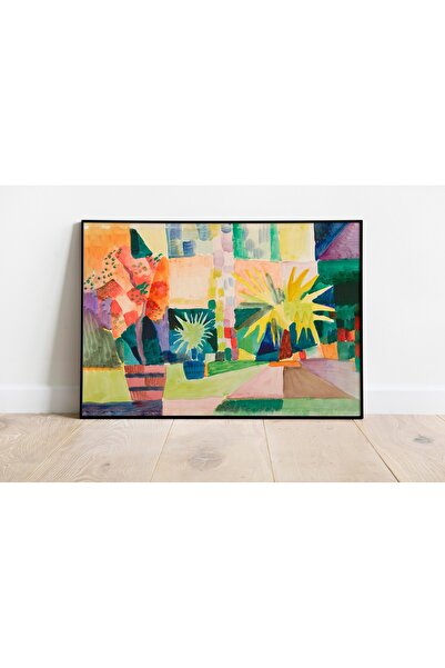 Pegziz Pictură August Macke: Grădina Lacului Thun |   Decor de perete înrămat...