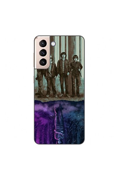 OEM Husa compatibila cu Samsung Galaxy S21 Silicon Gel Tpu Model Stranger Thi...
