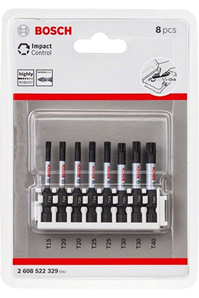 Bosch Impact Ctrl 8'li T15-T40,50mm