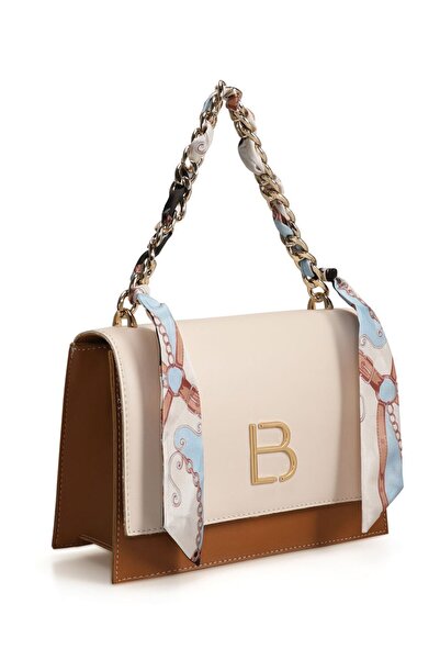 Lucky Bees Geantă crossbody din piele cu accesoriu eșarfă
