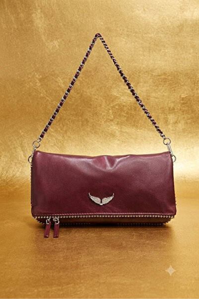 Gogoey Geantă elegantă de umăr și clutch portofoliu pentru femei, cu detaliu ...
