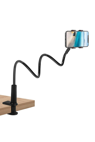 Bayt Aura 100cm Flexible Gooseneck Phone Desk Clamp Mount 360 Rotation Adjust...
