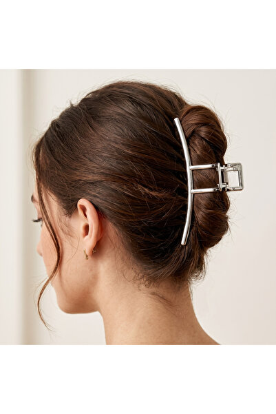 Ahsen Shine Large Size Hair Clip with Gold and Silver Metal Clasp – Elegance ...