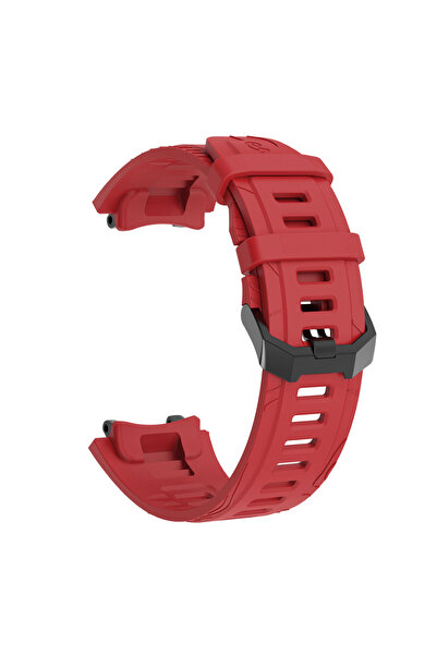 Choice5 حزام ساعة من السيليكون الأحمر لـ Amazfit t-rex 3، سوار ساعة ذكية لـ T...