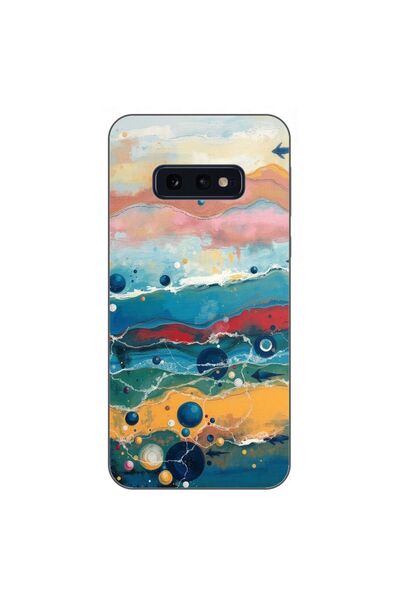 OEM Husa compatibila cu Samsung Galaxy S10e Silicon Gel Tpu Model Painted Wat...