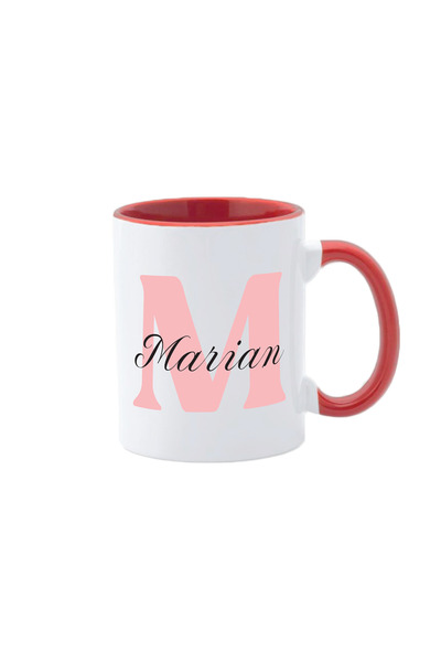 AFFIX THE DIFFERENT PERSPECTIVE Cana personalizata, alba cu interior si maner...