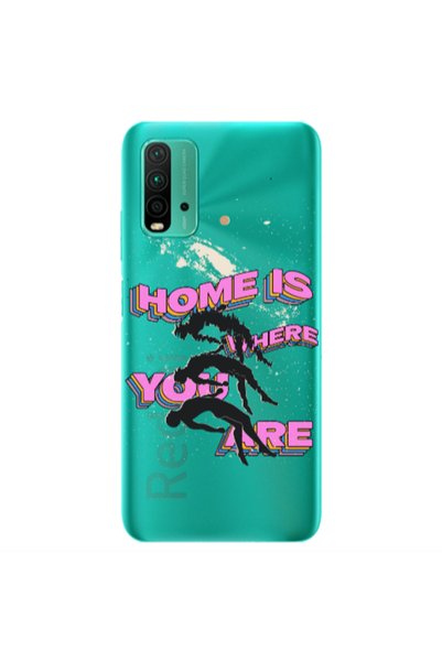 Other Xiaomi Redmi 9T Home Is Where Transparent Silicone TPU Θήκη