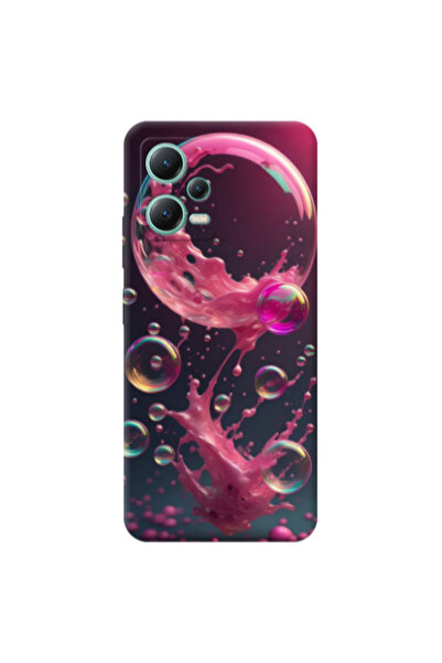 Other Xiaomi Redmi Note 12 Pro Plus 5G Pink balloon Transparent Silicone TPU ...