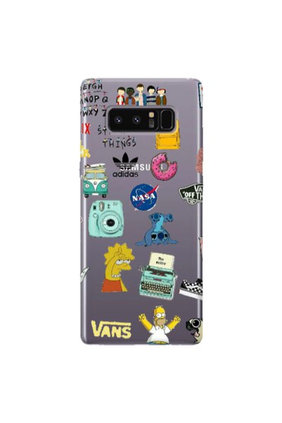 Other Samsung Note 8 Mixed up 3 Transparent Silicone TPU Θήκη