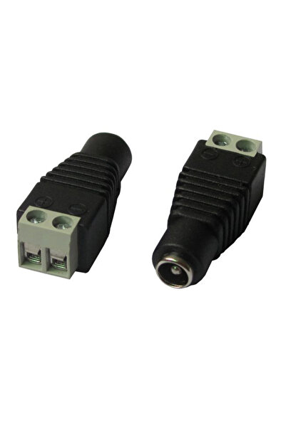 Folksafe βύσμα τροφοδοσίας DC θηλυκό DCFC, 5.5x2.1mm, σε κλέμα, 5τμχ