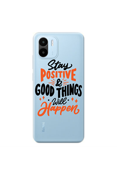 Other Xiaomi REDMI A2 Stay Positive Transparent Silicone TPU Θήκη