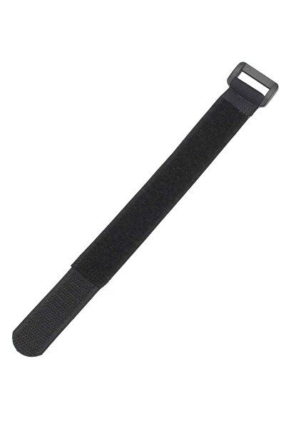 POWERTECH ιμάντας τύπου velcro TIES-024, 20x2cm, μαύρος, 10τμχ