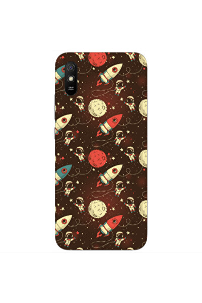 Other Xiaomi Redmi 9A Stars and astronaut Transparent Silicone TPU Θήκη
