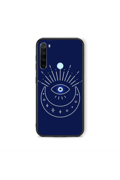 Other Xiaomi Redmi Note 8 Single bead Black Glossy Θήκη