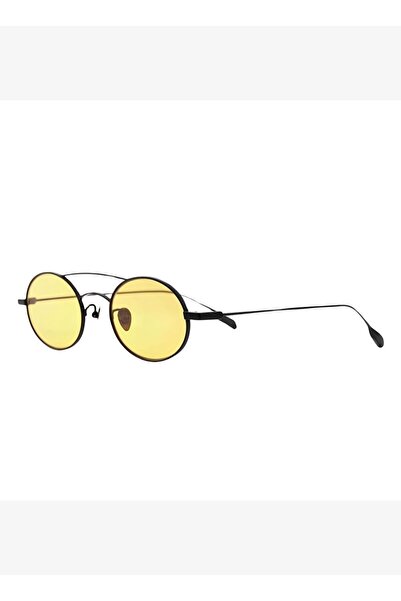 PROJEKT PRODUKT Clcc2 Yellow Black Round Titanium Unisex Sunglasses