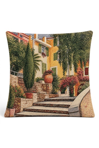 Melih AKSU Goblen Kırlent Pillow Case 43X43 cm Decorative Pillow Case (Withou...