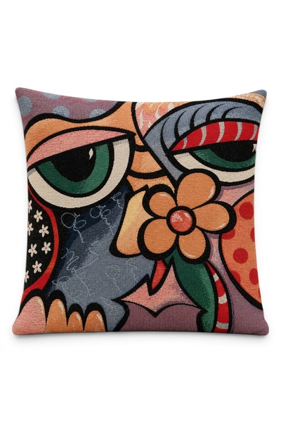 Melih AKSU Goblen Kırlent Pillow Case 43X43 cm Decorative Pillow Case (Withou...
