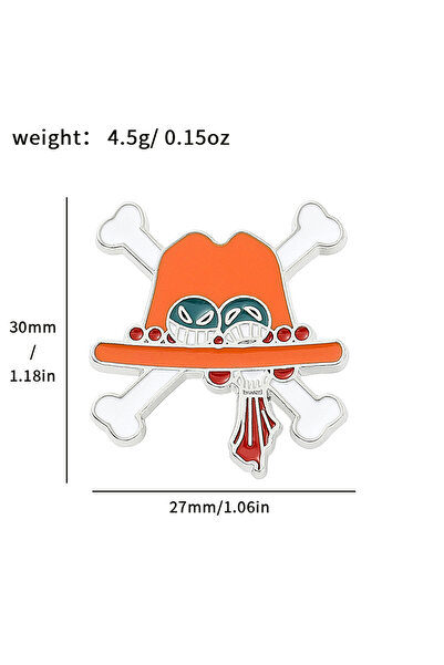 Choice1 Bandai XZ1806 Popular Anime Brooches Luffy Zoro Ace Sunny Go Backpack...