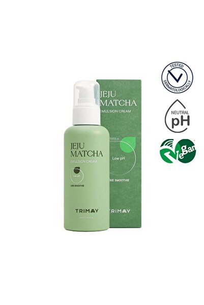 TRIMAY Емулсионен крем с ниско pH и успокояващ ефект, Jeju Matcha, Trimay, 15...