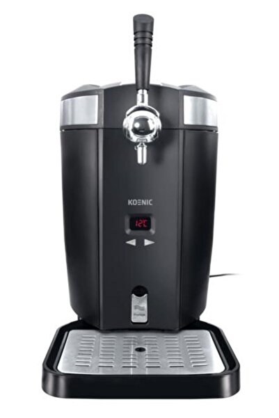 KOENIC Dozator de bere KBD 5026, Negru/Argintiu, Compatibil cu butoaie de 5L,...
