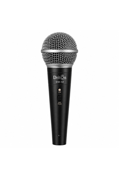 DRİTON DM-58 KABLOLU DİNAMİK EL MİKROFON