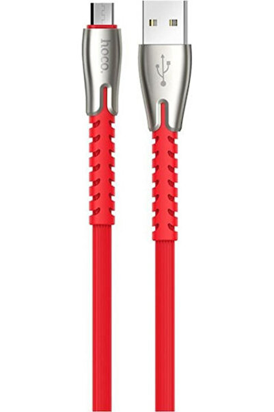 hoco. Hoco U58 Core 1.2μ Πλεκτό Καλώδιο USB 2.0 σε micro USB Κόκκινο (HC-U58MR)