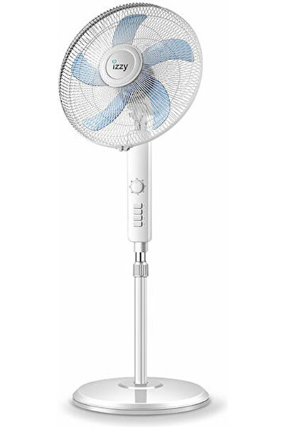 izzy IZ-9020 Ανεμιστήρας βάθρου 70W Διάμετρος 40εκ. Λευκός Κωδικός: 223727