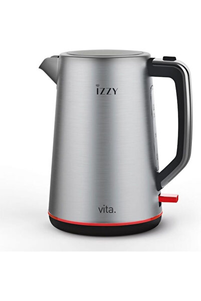 izzy IZ-3025 Βραστήρας 1.7λτ 2200W Ασημί Κωδικός: 224625
