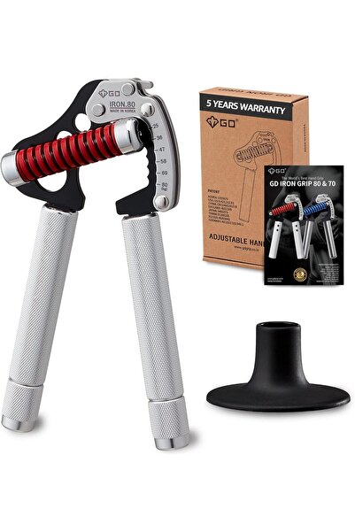 GD Metal Hand Grip for Hand Grip Exercise and Strengthening (Adjustable) Wris...