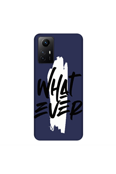 Other Xiaomi Redmi Note 12s What Ever Dark blue Colored Silicone TPU Θήκη