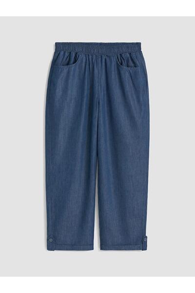 LC Waikiki Elastic Waist Women's Jean Capri (S6)