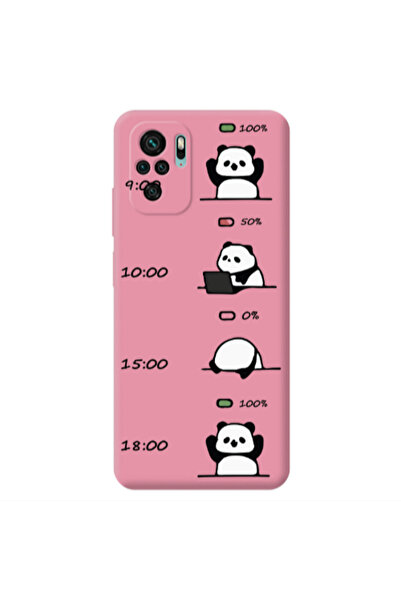Other Xiaomi Redmi Note 10S My situation at work Pink Colored Silicone TPU Θήκη