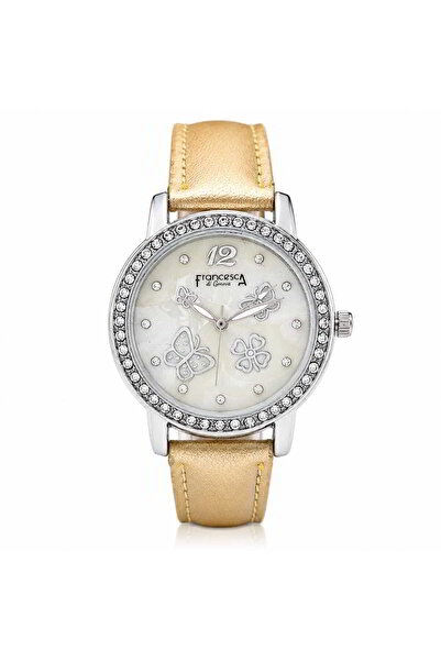 Watch Ceas pentru femei, Casual, Francesca di Geneva, Crem, FF389