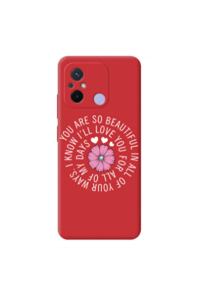 Other Xiaomi Redmi 12C Your Ways Red Colored Silicone TPU Θήκη