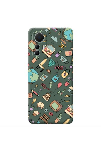 Other Xiaomi Mi 12 Lite Best buds Dark Green Colored Silicone TPU Θήκη