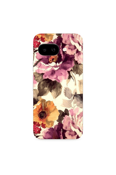 Other Google PIXEL 9A Daisies and roses Transparent Silicone TPU Θήκη