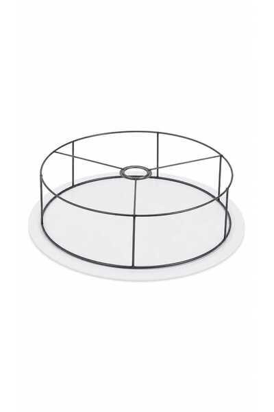 wellhome Makrome Avize Yapımı İçin Metal Yuvarlak Avize Teli 35 cm Çap 10 cm ...