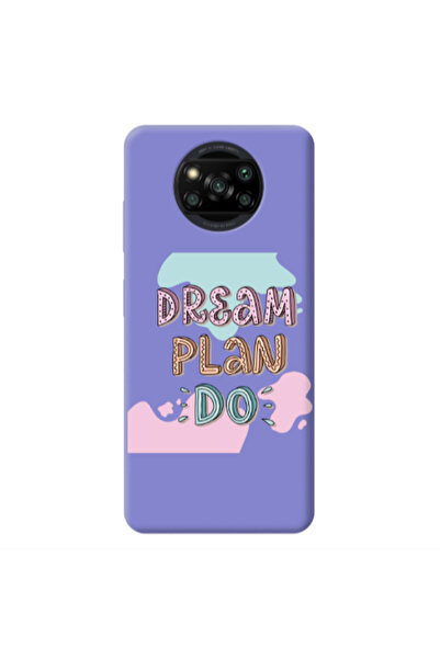 Other Xiaomi Poco X3 /X3 Pro Dream Plan Do Purple Colored Silicone TPU Θήκη