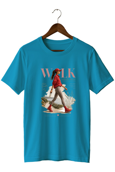 WİDİ Hiking Themed Trekking Printed T-Shirt Sports T-Shirt