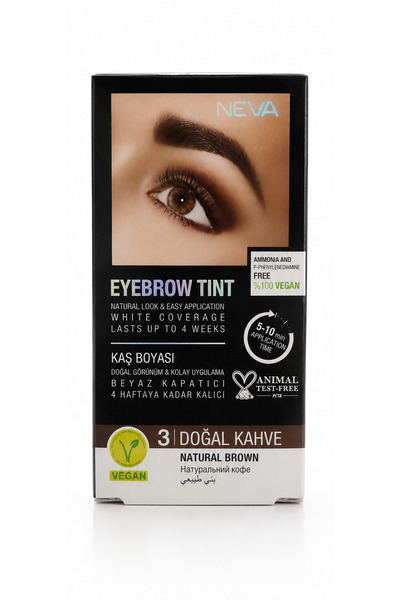 Neva Kaş Boyası Seti (vegan) 3 DOĞAL KAHVE - Natural Brown