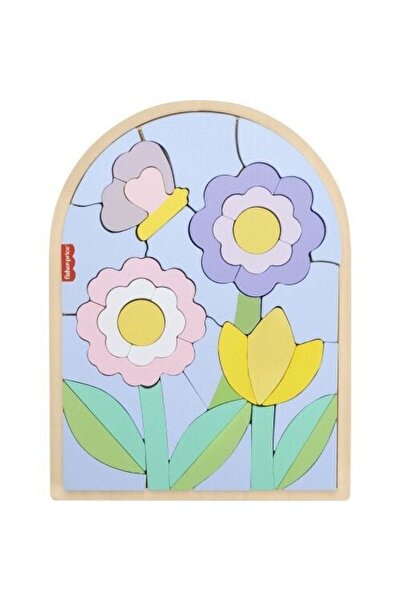 FISHER PRICE Ξύλινο Παζλ Λουλουδιών (HXT97)