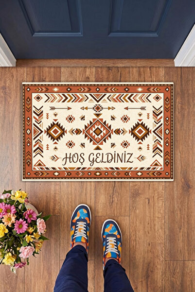 Charmbi Welcome Ethnic Door Mat 40X60 Digital Printed Modern Decorative Doorm...