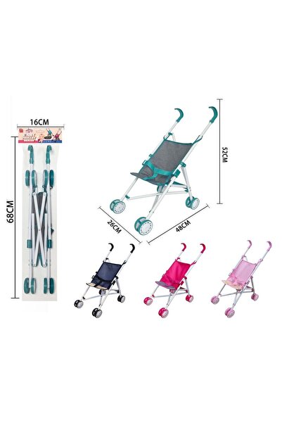 Blue Toys Καρότσι Κούκλας Μεταλλικό 3 Χρώματα (MKV680890)