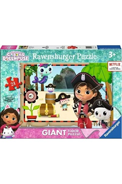 RAVENSBURGER Παζλ Δαπέδου 24 τεμαχίων Το Κουκλόσπιτο της Γκάμπι (03179)